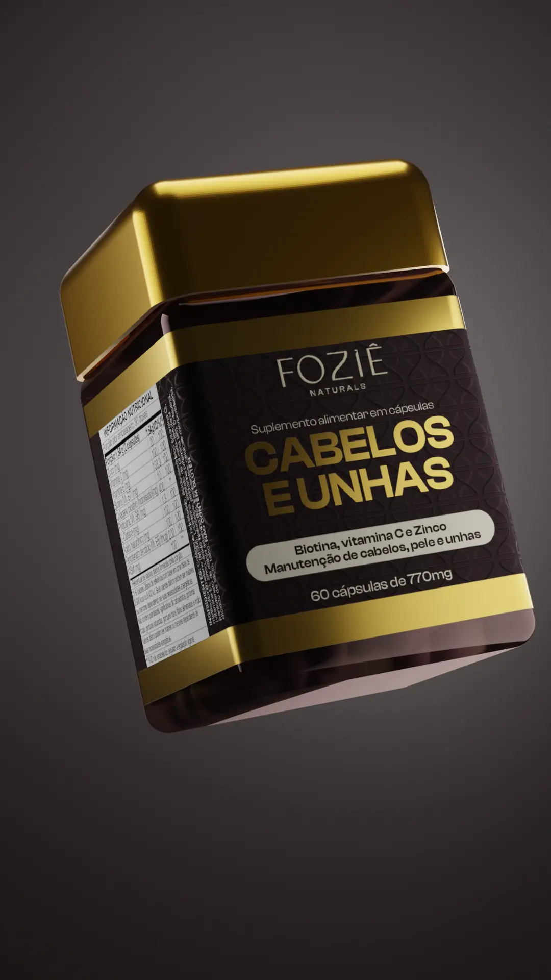 Pote do Cabelos e Unhas da Foziê